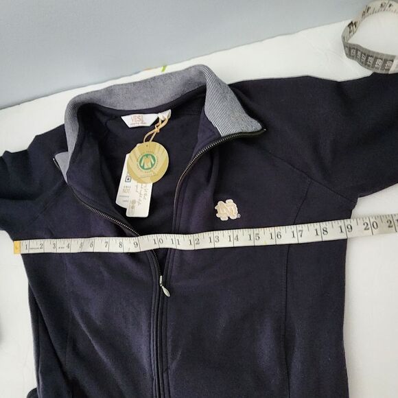 VESI full zip sweatshirt jacket Notre Dame logo new with tags womens size small - Picture 7 of 10